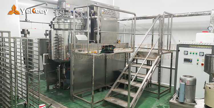 冰淇淋生产配料环节均质乳化设备安装调试